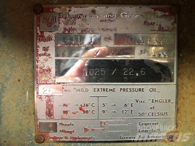  MGH gear Type 431T Μετάδοση