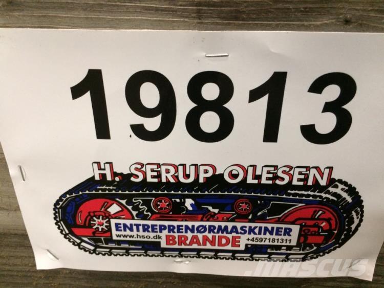  Pladeklør, diverse 1 palle Εξαρτήματα και εξοπλισμός για γερανούς