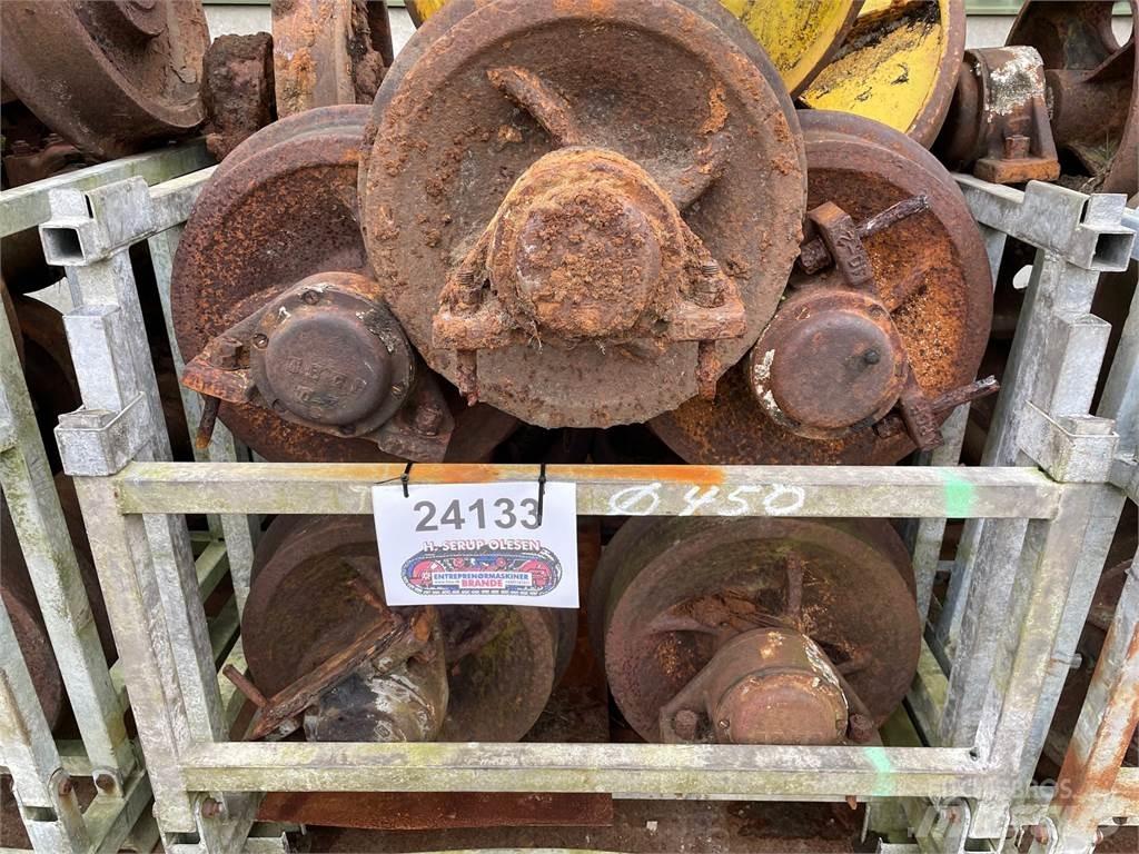  Skinnehjul ø450 mm + flange Ελαστικά και ζάντες