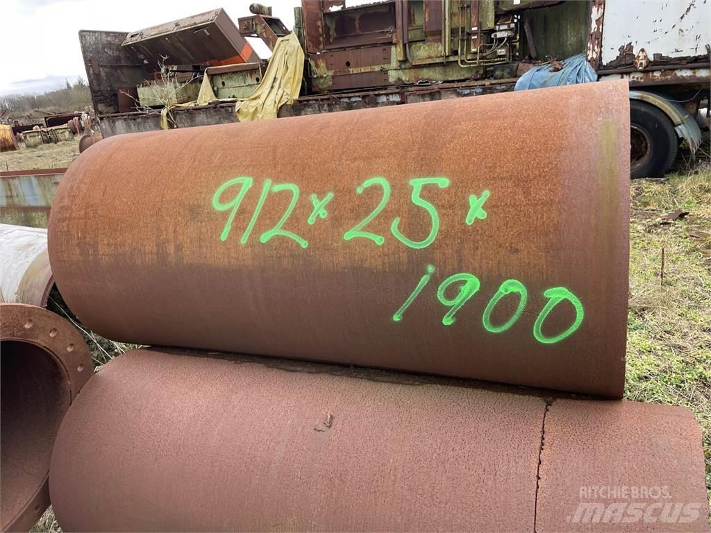  Stålrør ø912x25x1900 mm Εξοπλισμός αγωγών