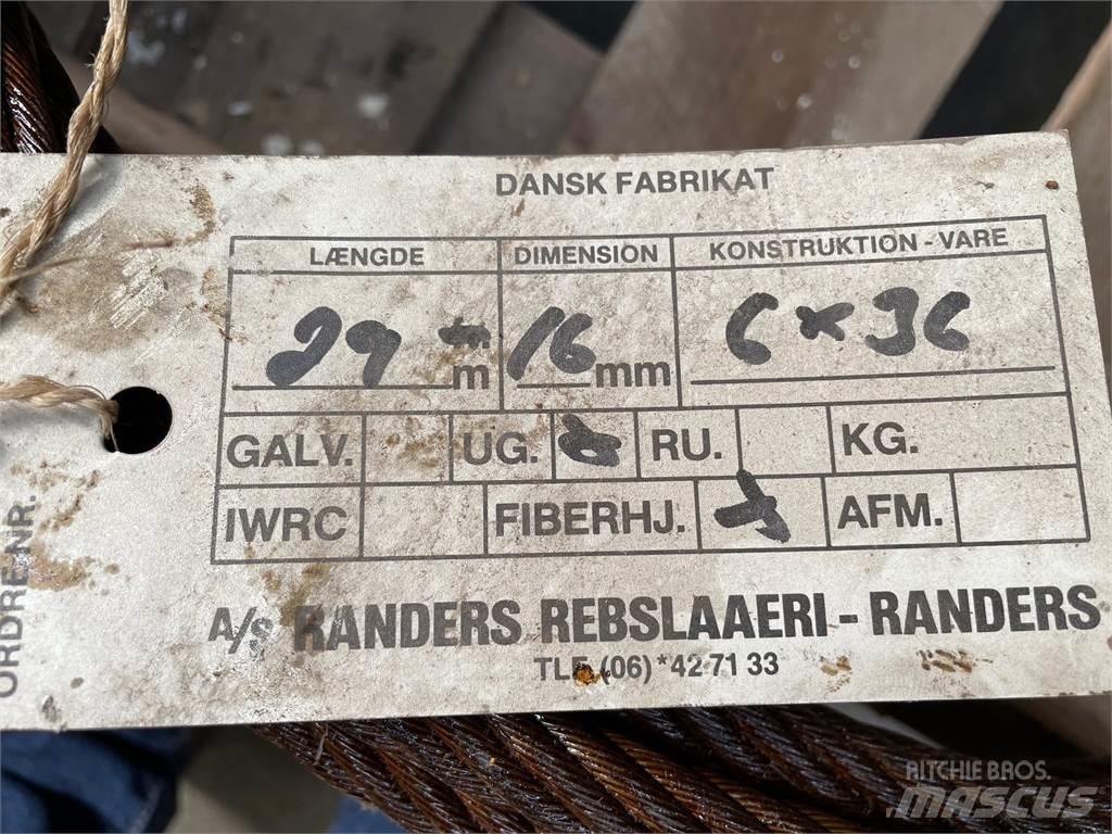  Stålwire Ø16 mm Εξαρτήματα και εξοπλισμός για γερανούς