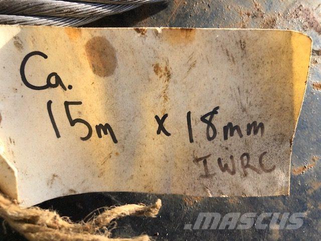  Stålwire Ø18 mm Εξαρτήματα και εξοπλισμός για γερανούς