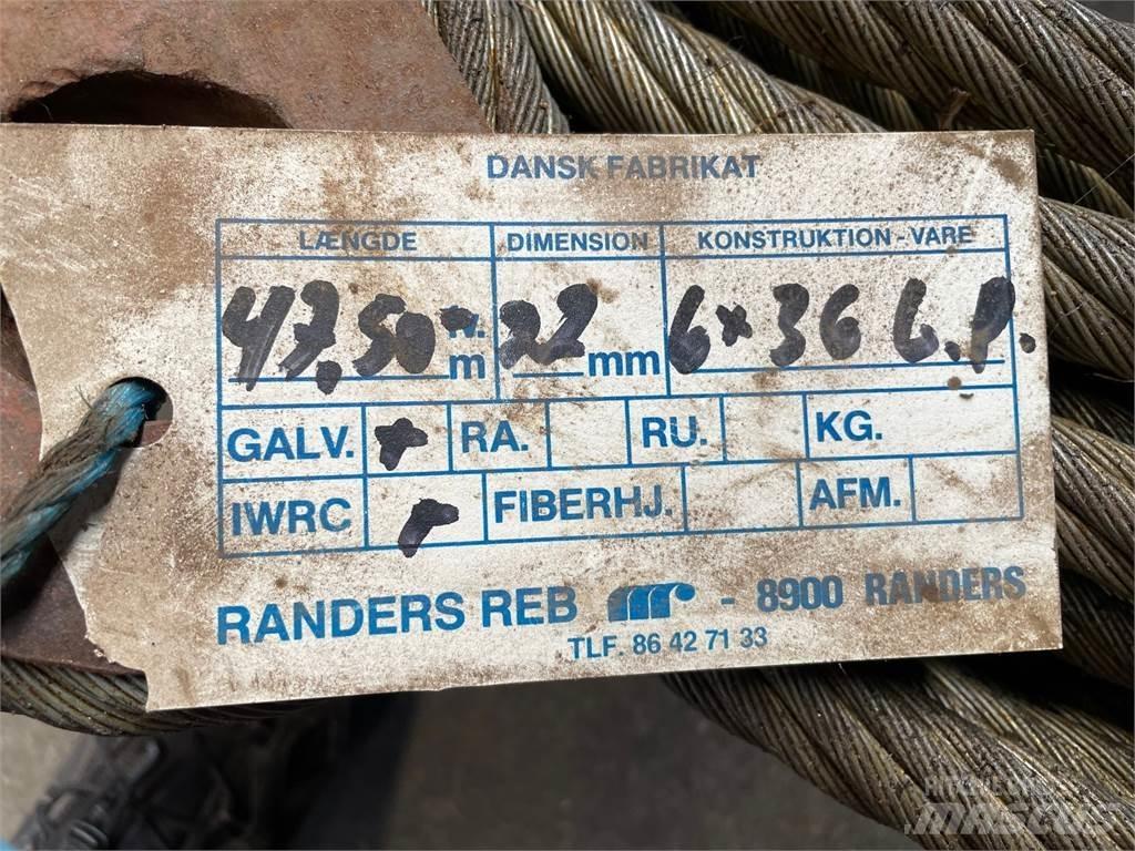  Stålwire Ø22 mm Εξαρτήματα και εξοπλισμός για γερανούς