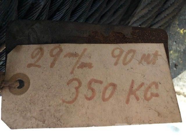  Stålwire Ø29 mm Εξαρτήματα και εξοπλισμός για γερανούς