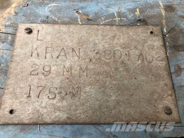  Stålwire Ø29 mm Εξαρτήματα και εξοπλισμός για γερανούς