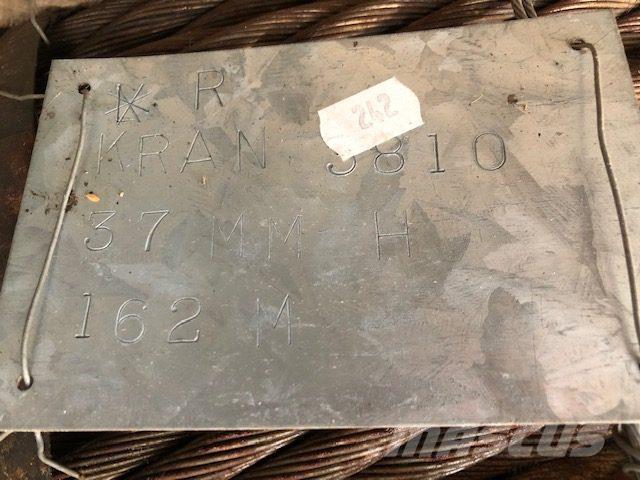  Stålwire Ø37 mm Εξαρτήματα και εξοπλισμός για γερανούς