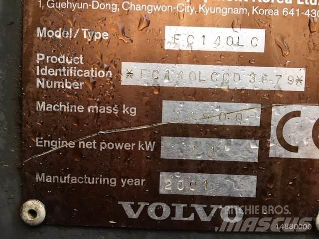 Volvo EC140LC Εκσκαφείς με ερπύστριες