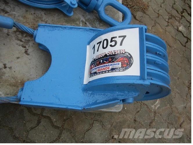  Wireblok med 4 wirehjul Εξαρτήματα και εξοπλισμός για γερανούς