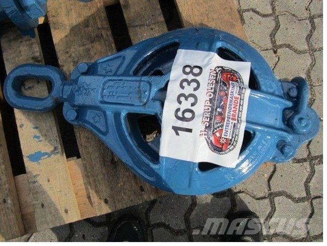  Wireblok - med svirvel - 5 ton Εξαρτήματα και εξοπλισμός για γερανούς