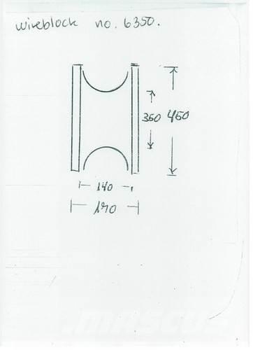  Wireblokke - brugte Εξαρτήματα και εξοπλισμός για γερανούς
