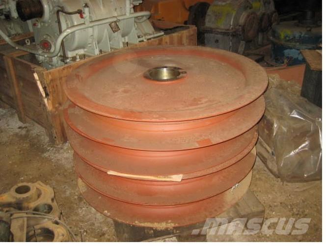  Wirehjul, ubrugte - 4 stk. Εξαρτήματα και εξοπλισμός για γερανούς