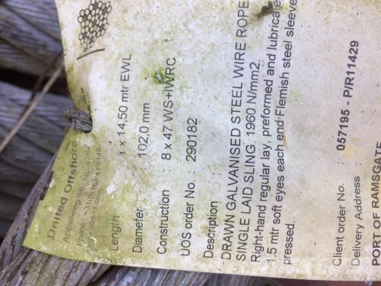  Wiresling Ø102 mm Εξαρτήματα και εξοπλισμός για γερανούς