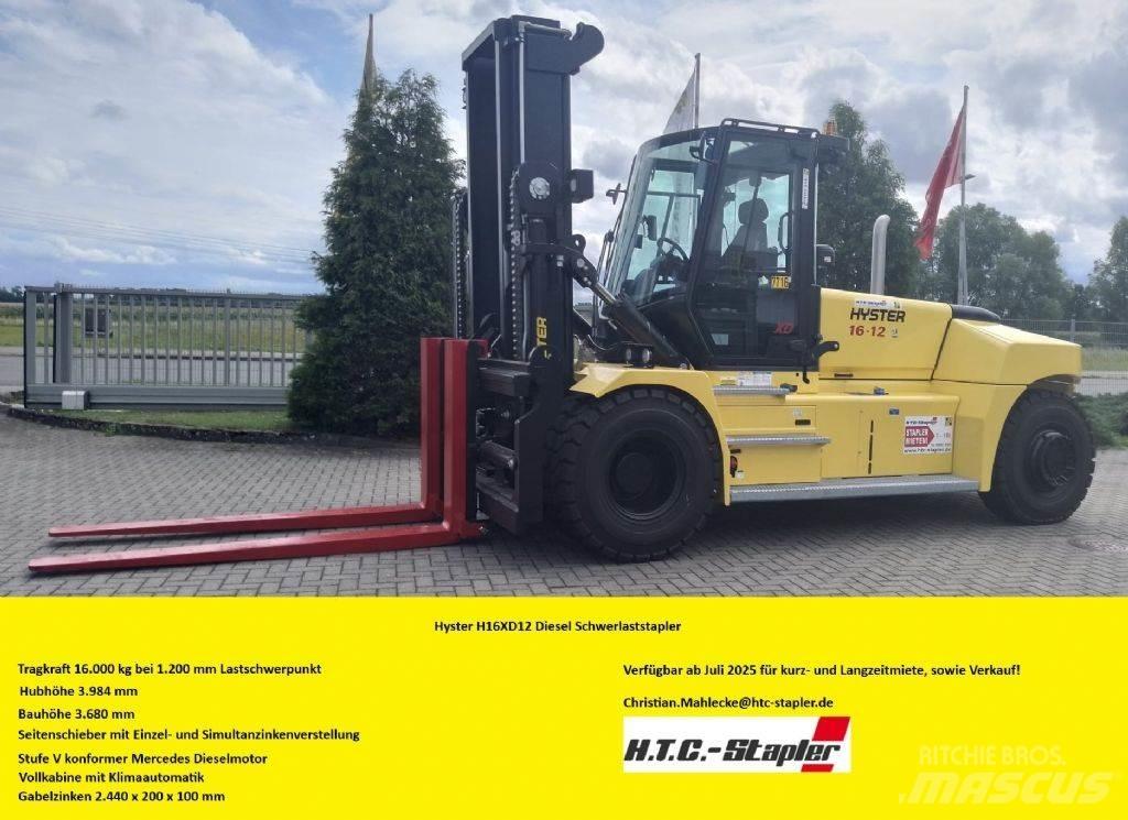 Hyster H16XD12 Πετρελαιοκίνητα Κλαρκ