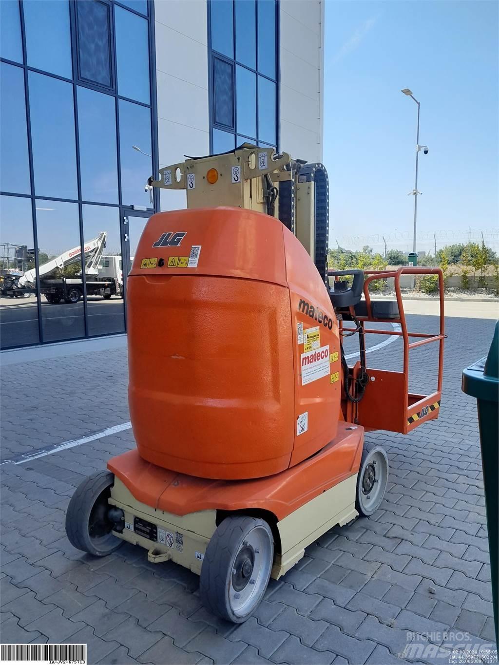 JLG Toucan 10E Ανυψωτήρες με κατακόρυφους πυλώνες
