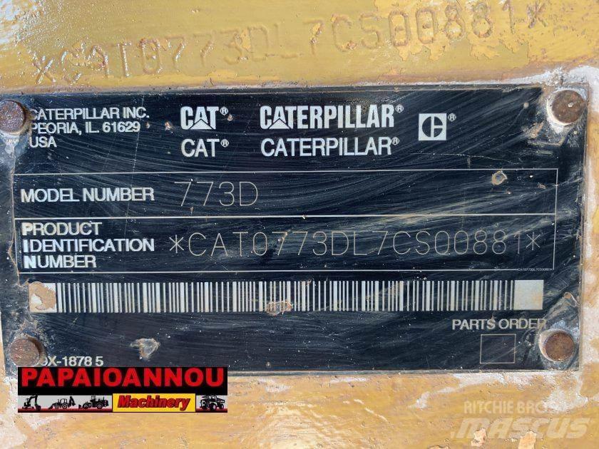 CAT 773D Κατασκευές - Άλλα