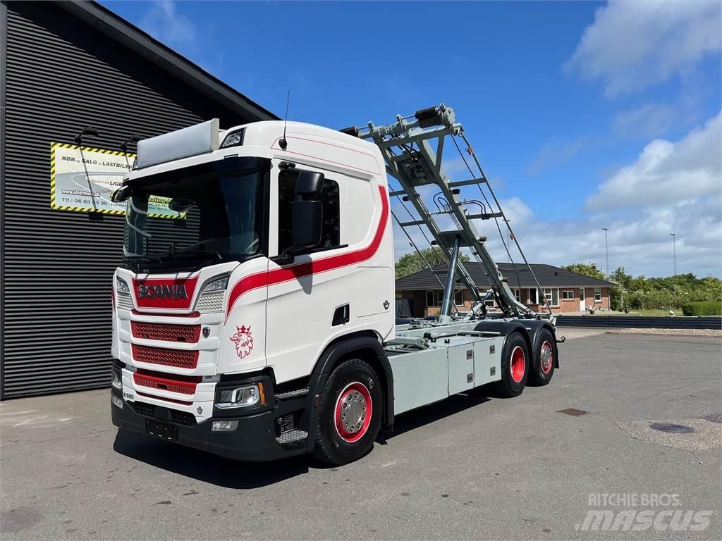 Scania R520 hejs Φορτηγά με γερανό & γάτζο