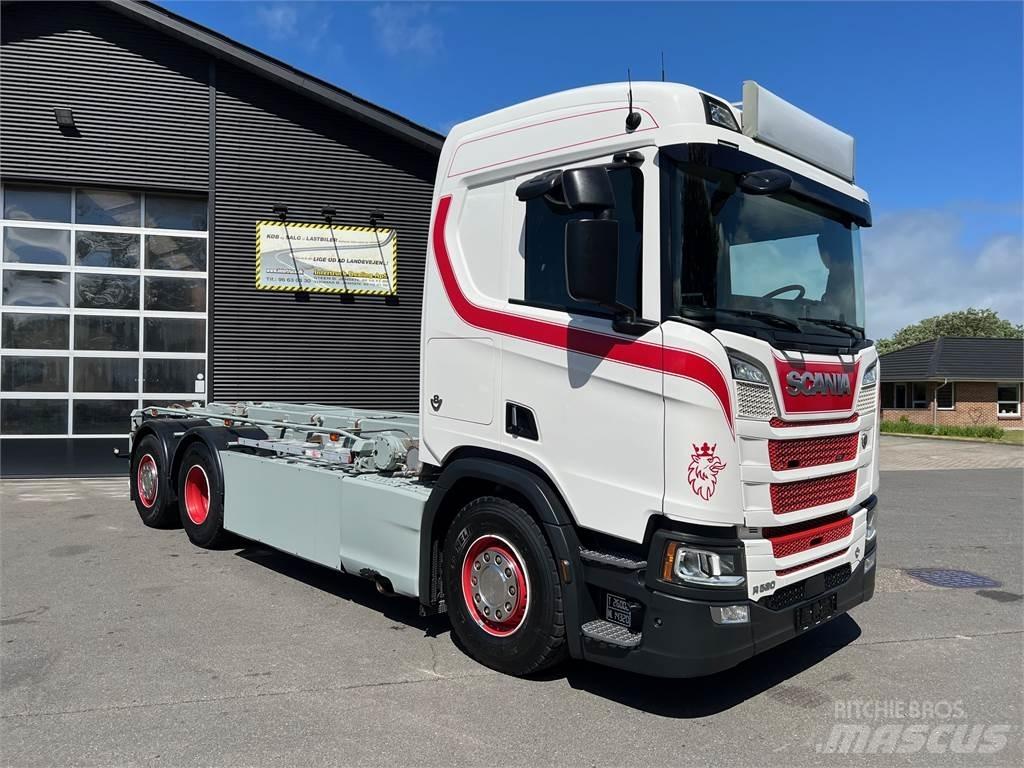 Scania R520 hejs Φορτηγά με γερανό & γάτζο