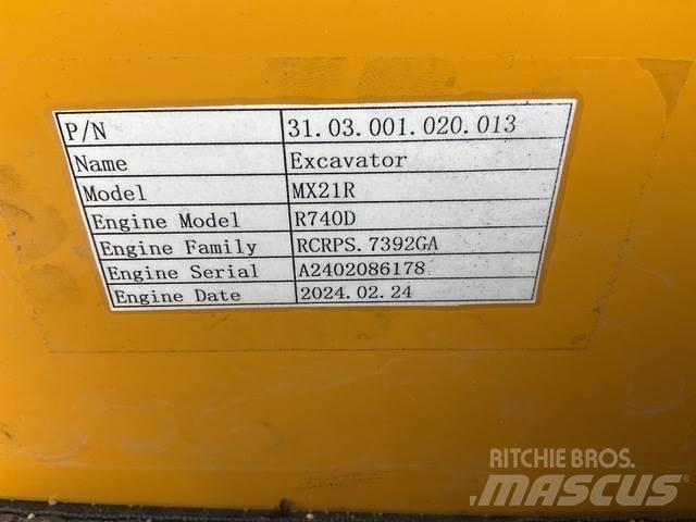 AGT MX21R Εκσκαφείς με ερπύστριες