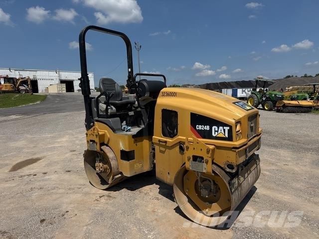 CAT CB24B Οδοστρωτήρες διπλού κυλίνδρου