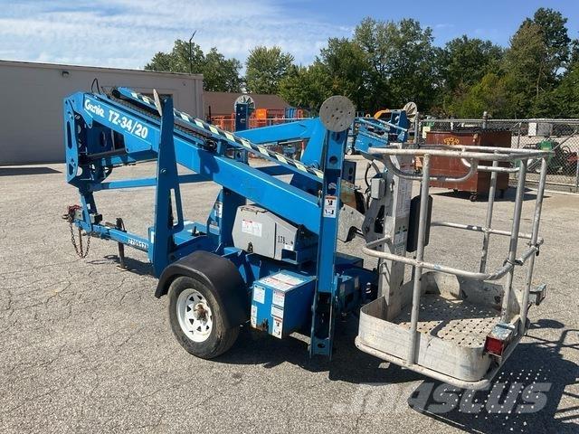 Genie TZ-34 Εναέριες πλατφόρμες τοποθετημένες σε ρυμούλκα