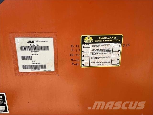 JLG 800S Ανυψωτήρες με τηλεσκοπικό βραχίονα