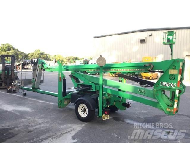 JLG T500J Εναέριες πλατφόρμες τοποθετημένες σε ρυμούλκα