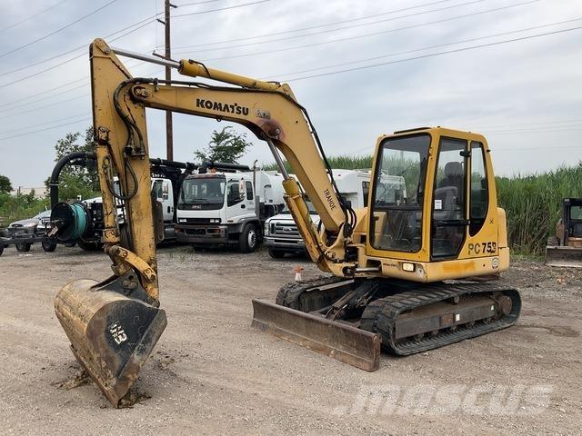 Komatsu PC75R Εκσκαφείς με ερπύστριες