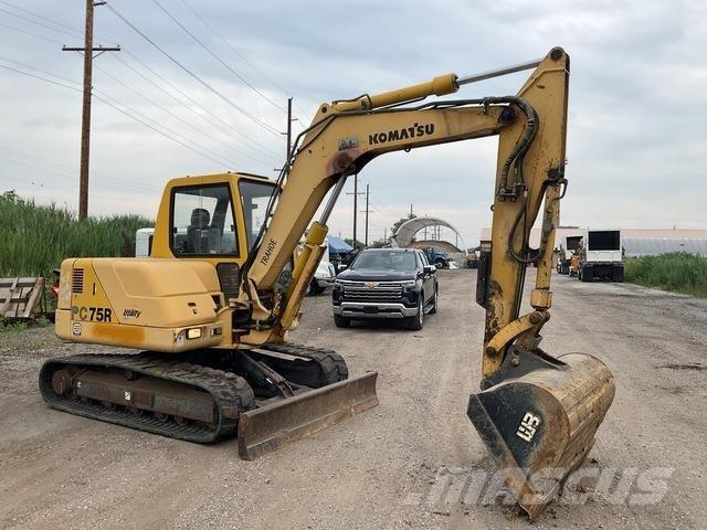 Komatsu PC75R Εκσκαφείς με ερπύστριες