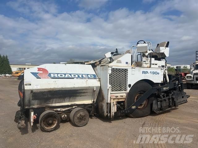 Roadtec RP190E Επίστρωση ασφάλτου