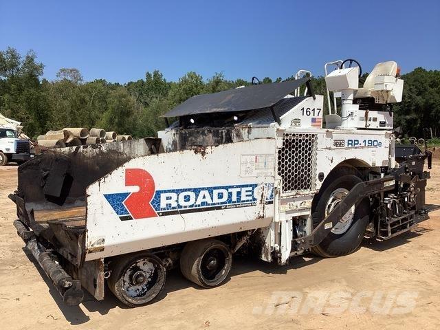 Roadtec RP190E Επίστρωση ασφάλτου