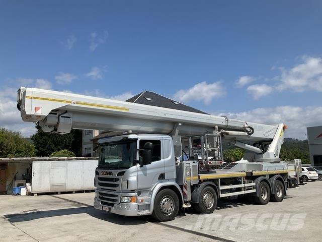 Scania P410LB Εναέριες πλατφόρμες τοποθετημένες σε φορτηγό