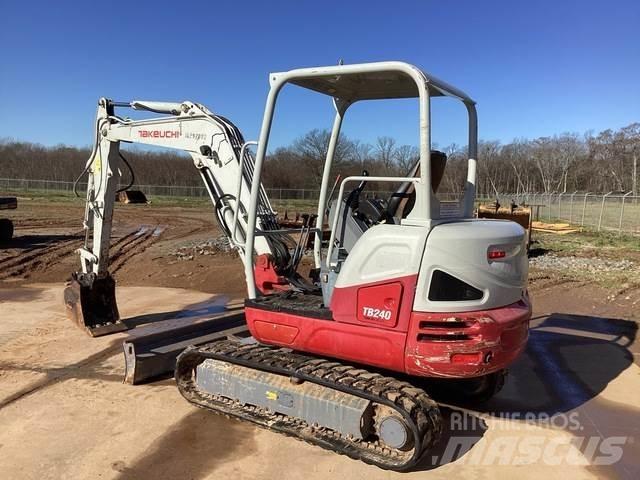 Takeuchi TB240 Εκσκαφείς με ερπύστριες