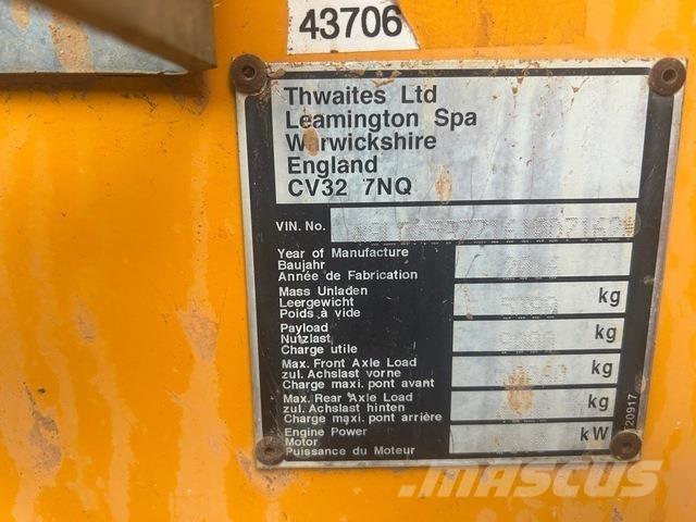 Thwaites  Dumpers εργοταξίου