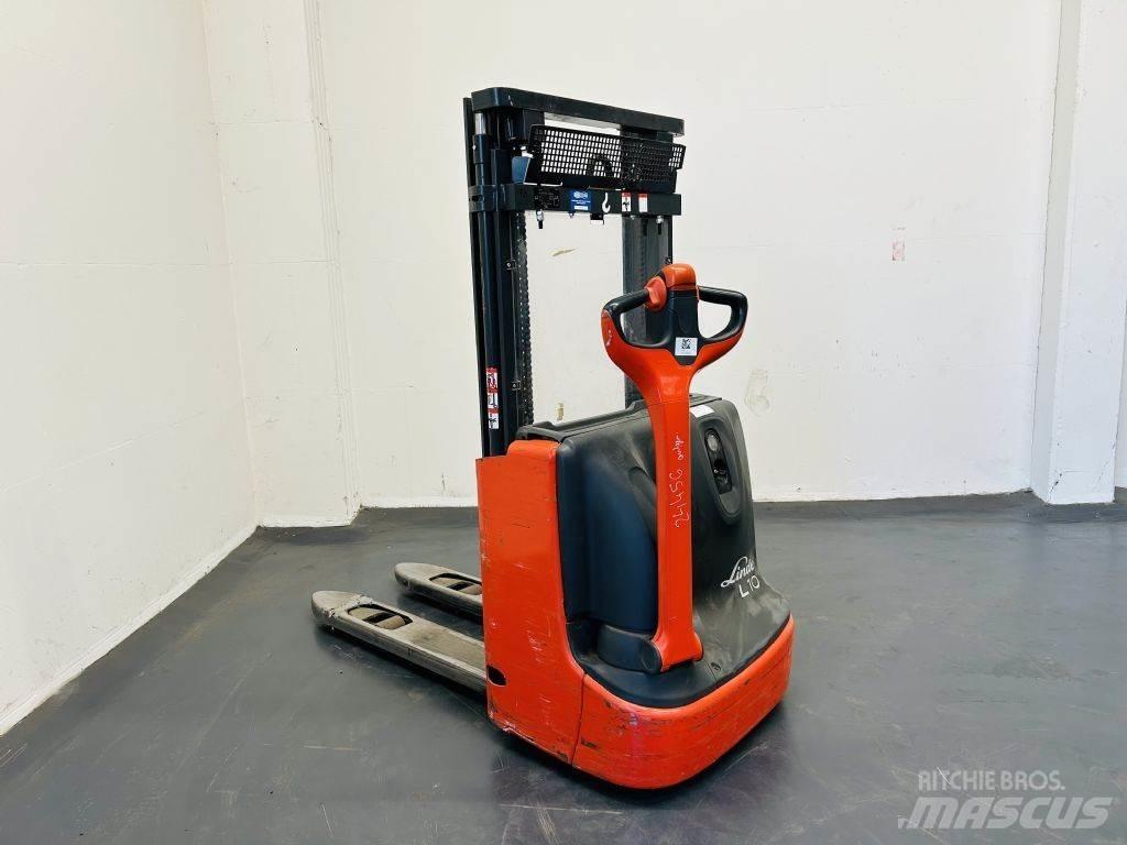Linde L10B Παλετοφόρα πεζού χειριστή με ιστό
