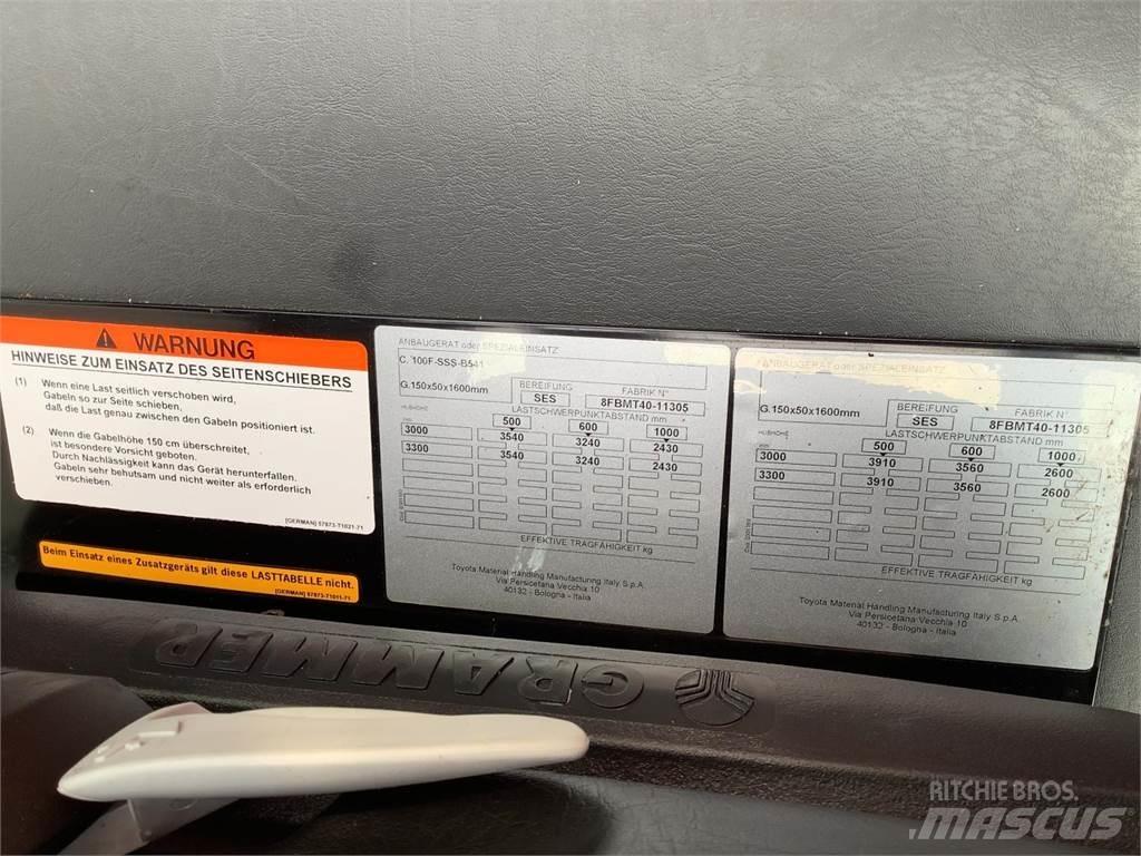 Toyota 8FBMT40 Ηλεκτρικά περονοφόρα ανυψωτικά κλαρκ