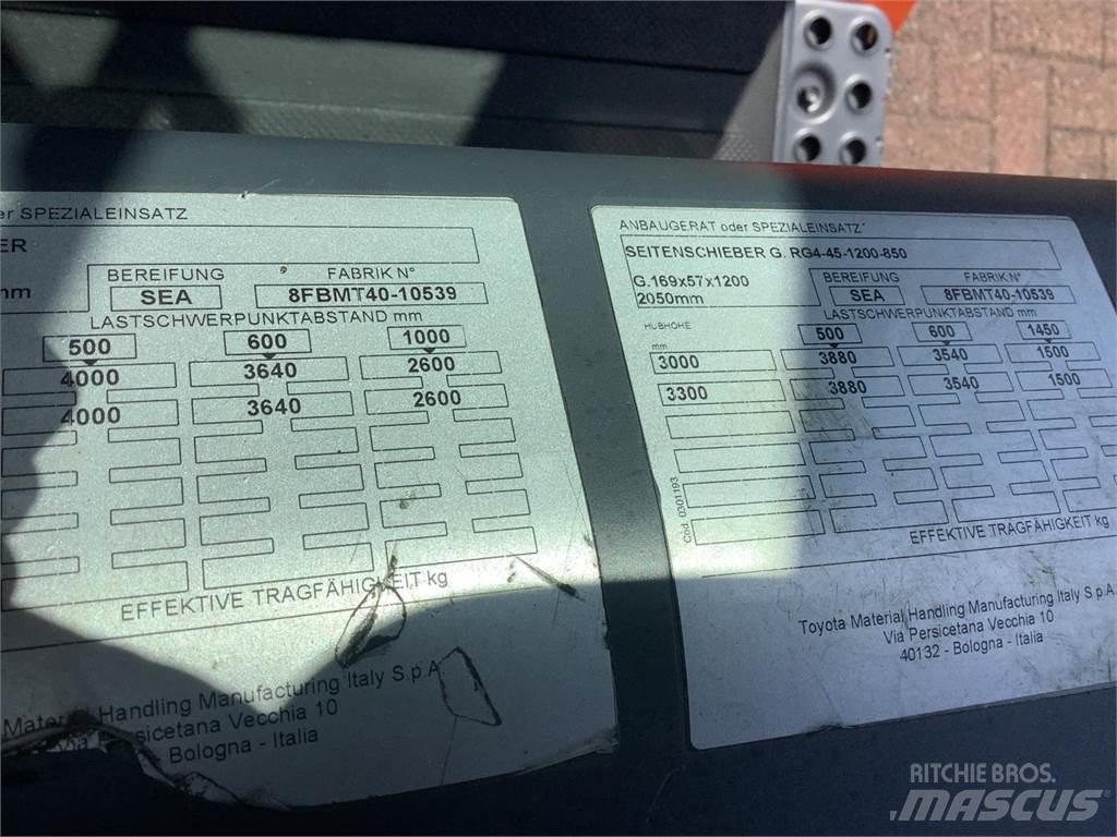 Toyota 8FBMT40 Ηλεκτρικά περονοφόρα ανυψωτικά κλαρκ