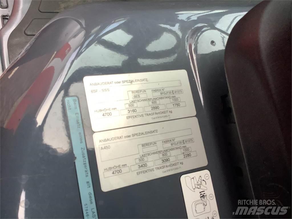 Toyota 8FGJF35 Περονοφόρα ανυψωτικά κλαρκ με φυσικό αέριο LPG
