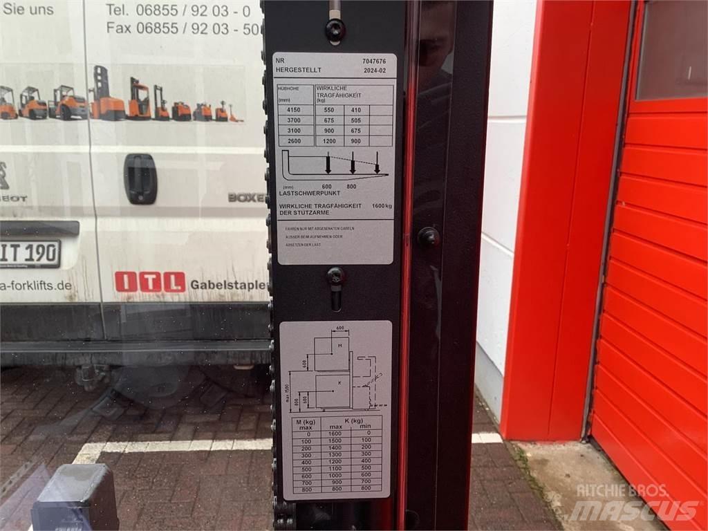 Toyota SWE120L Παλετοφόρα πεζού χειριστή με ιστό