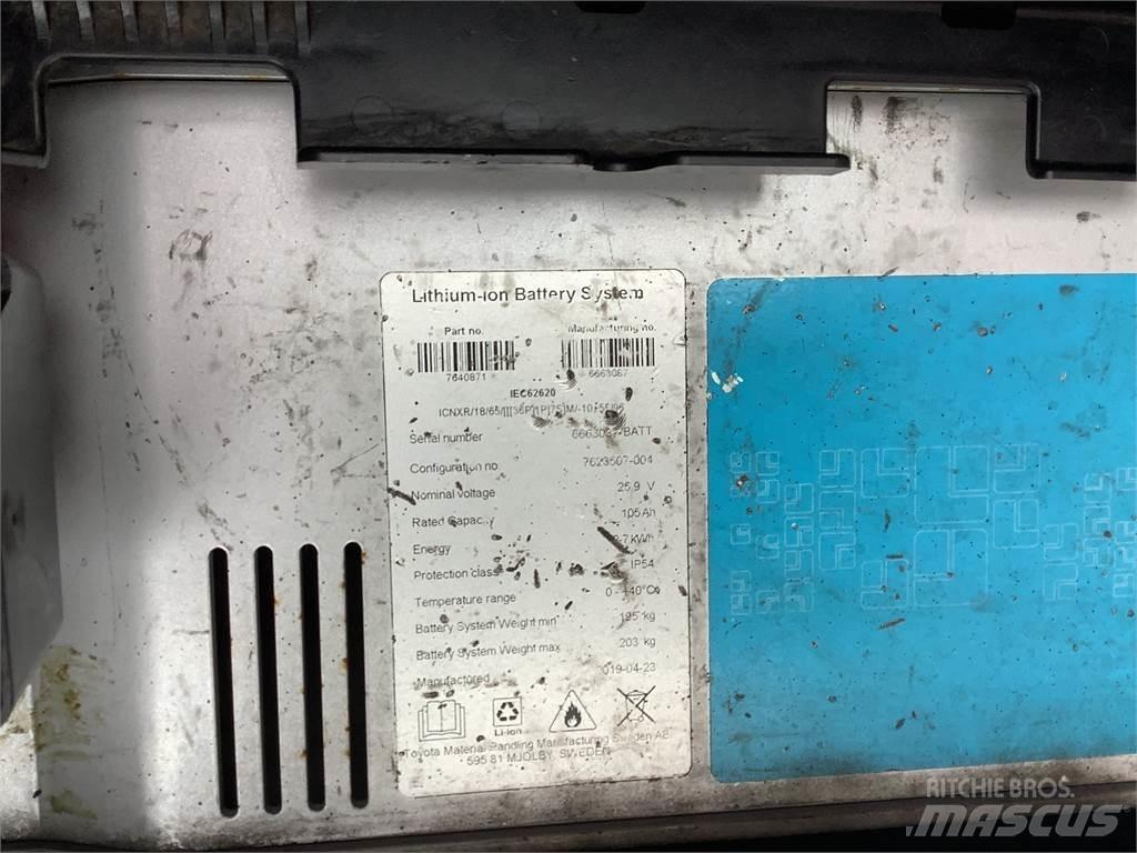 Toyota SWE120L Παλετοφόρα πεζού χειριστή με ιστό