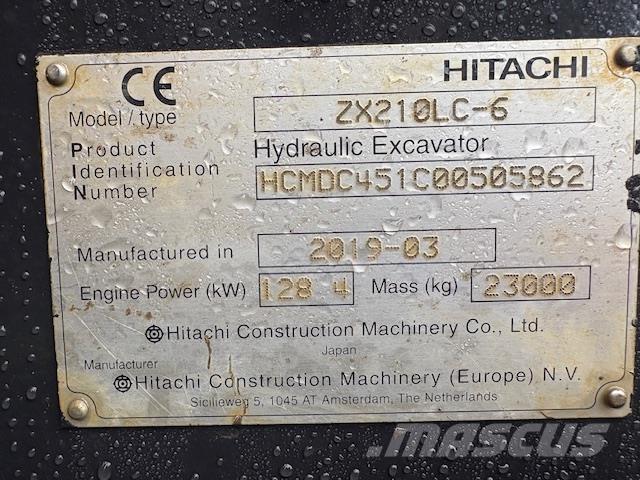 Hitachi ZX210LC-6 Εκσκαφείς με ερπύστριες