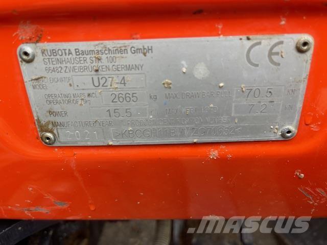 Kubota U27-4 Μίνι εκσκαφείς 7t - 12t