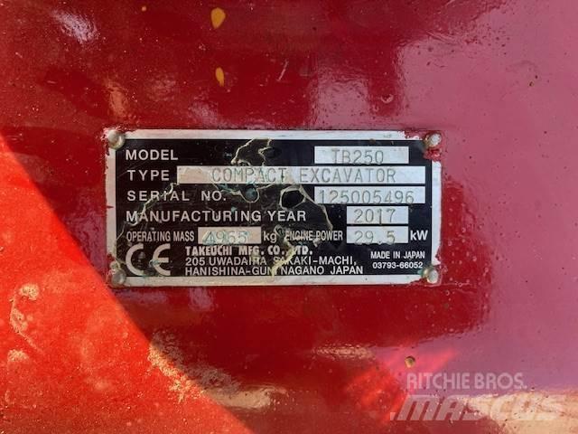 Takeuchi TB250 Μίνι εκσκαφείς 7t - 12t