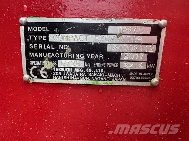 Takeuchi TB260 Μίνι εκσκαφείς 7t - 12t