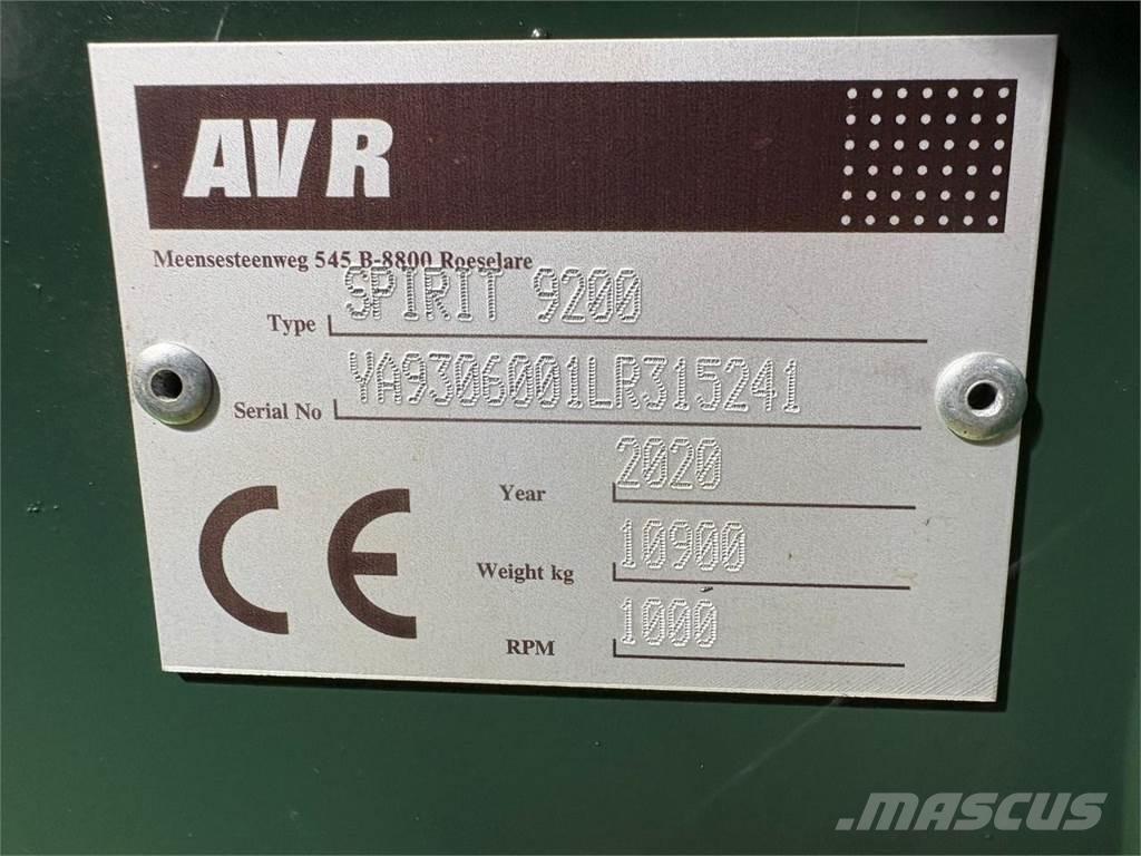 AVR SPIRIT 9200 Πατατοεξαγωγέας