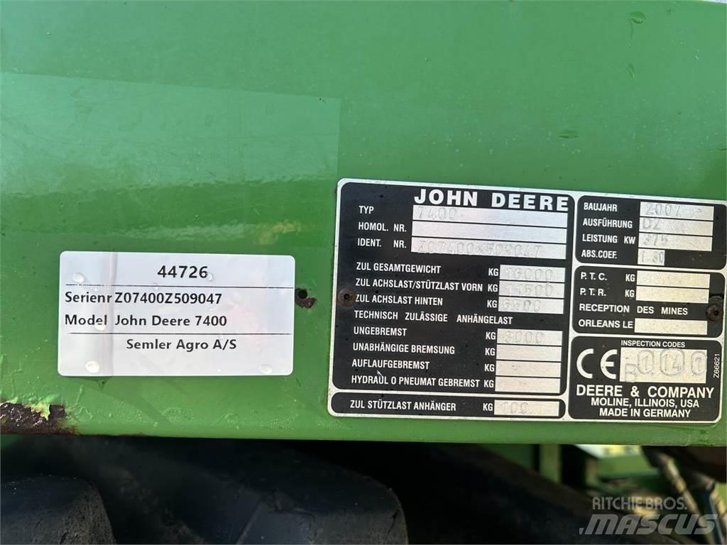 John Deere 7400 Ενσιρωκοπτικές μηχανές