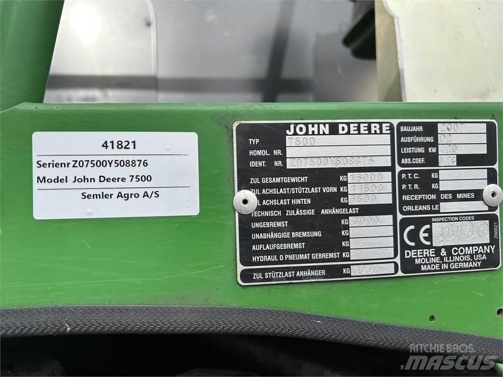 John Deere 7500 Ενσιρωκοπτικές μηχανές