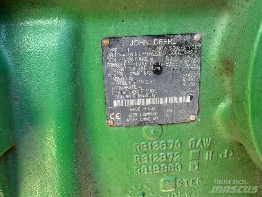 John Deere 8360R Τρακτέρ