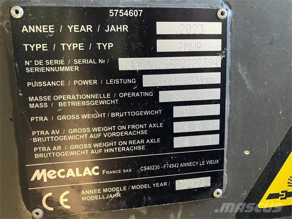 Mecalac 7MWR Εκσκαφείς με τροχούς - λάστιχα