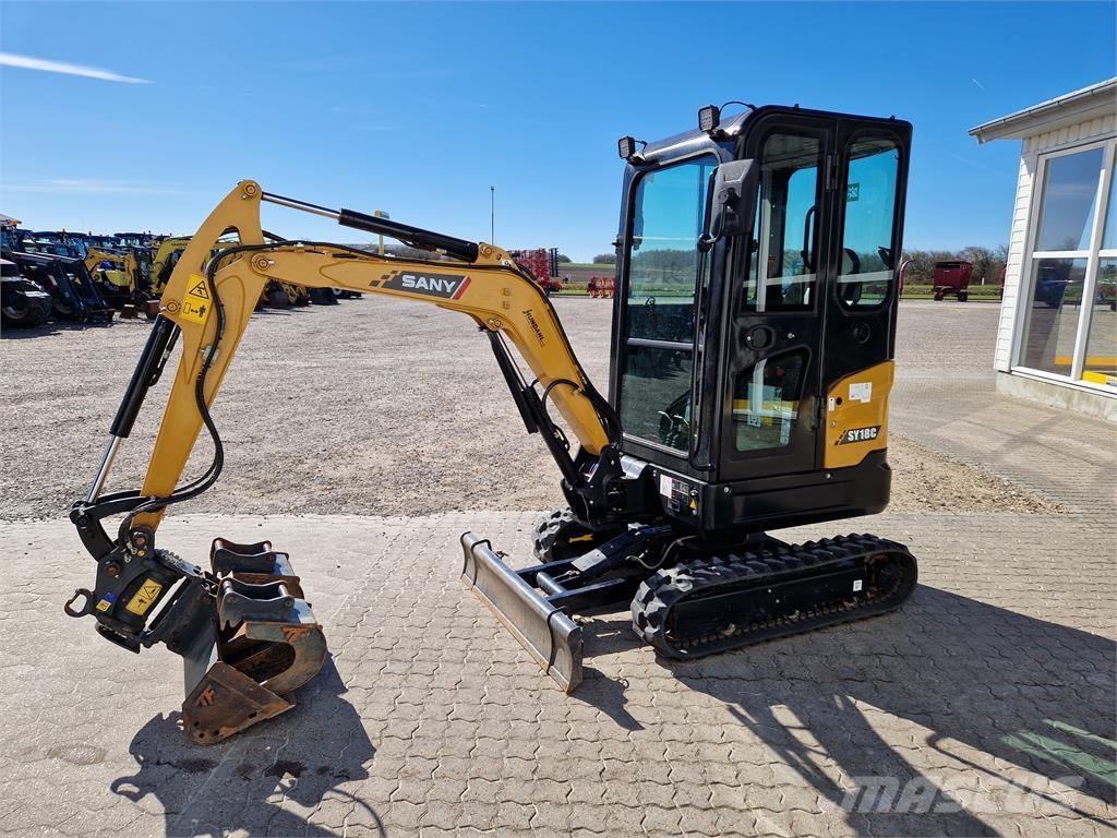 Sany SY18C Εκσκαφάκι (διαβολάκι) < 7t