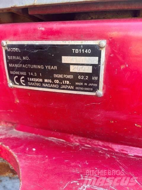 Takeuchi 1140 Εκσκαφάκι (διαβολάκι) < 7t